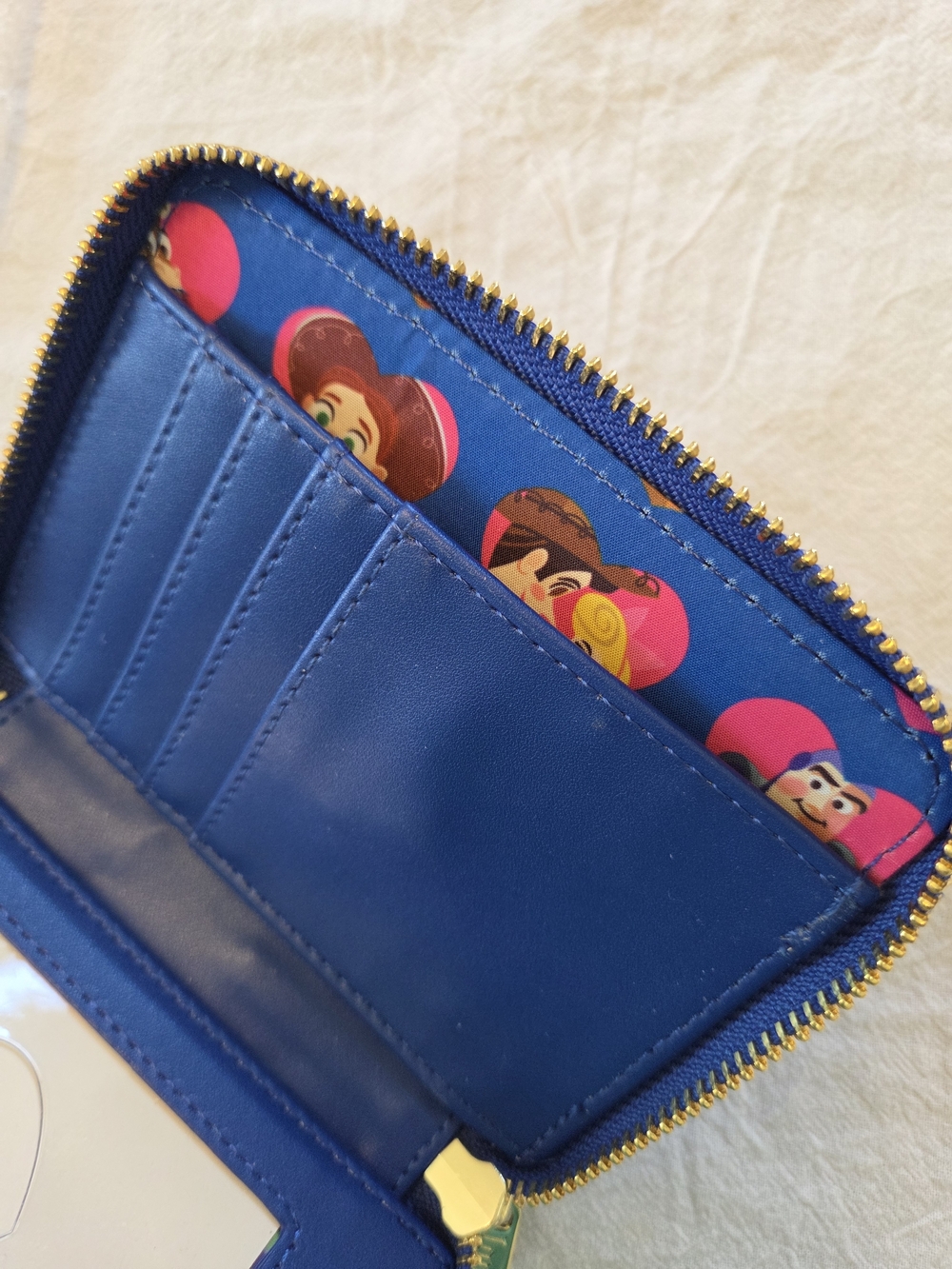 Loungefly Pixar Toy Story Character Zip Wallet - Blue, NWT - Picture 4 of 4